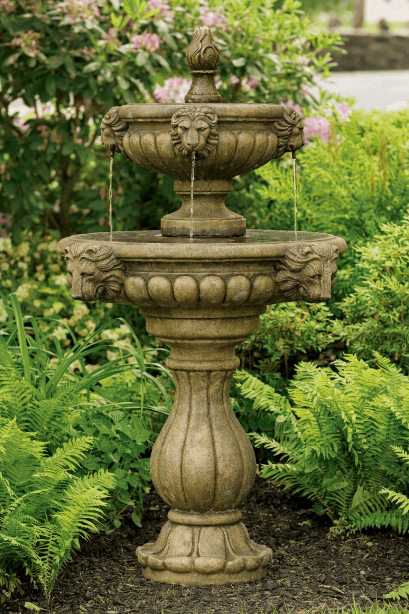 5 Foot Classic Lion Head Fountain - CBSD