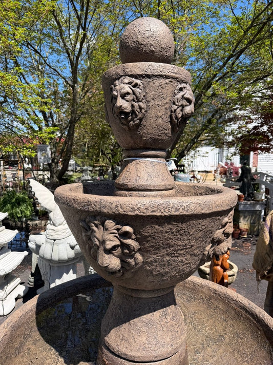 79” Lion Head Fountain (Three Tier) - CBSD