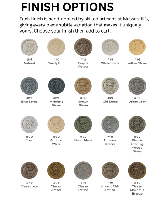 Extra Large Concrete Lion Statue - Massarelli’s Finish Options