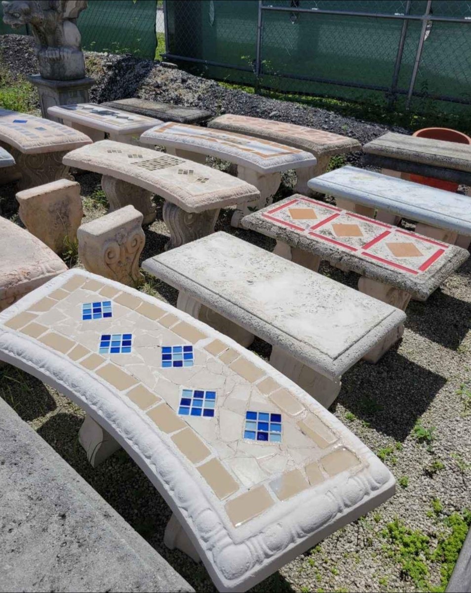 Large Concrete Bench - CBSD