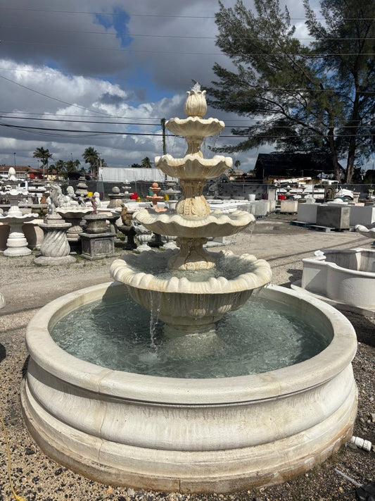 Large Italian Fountain with 8 foot pool - CBSD