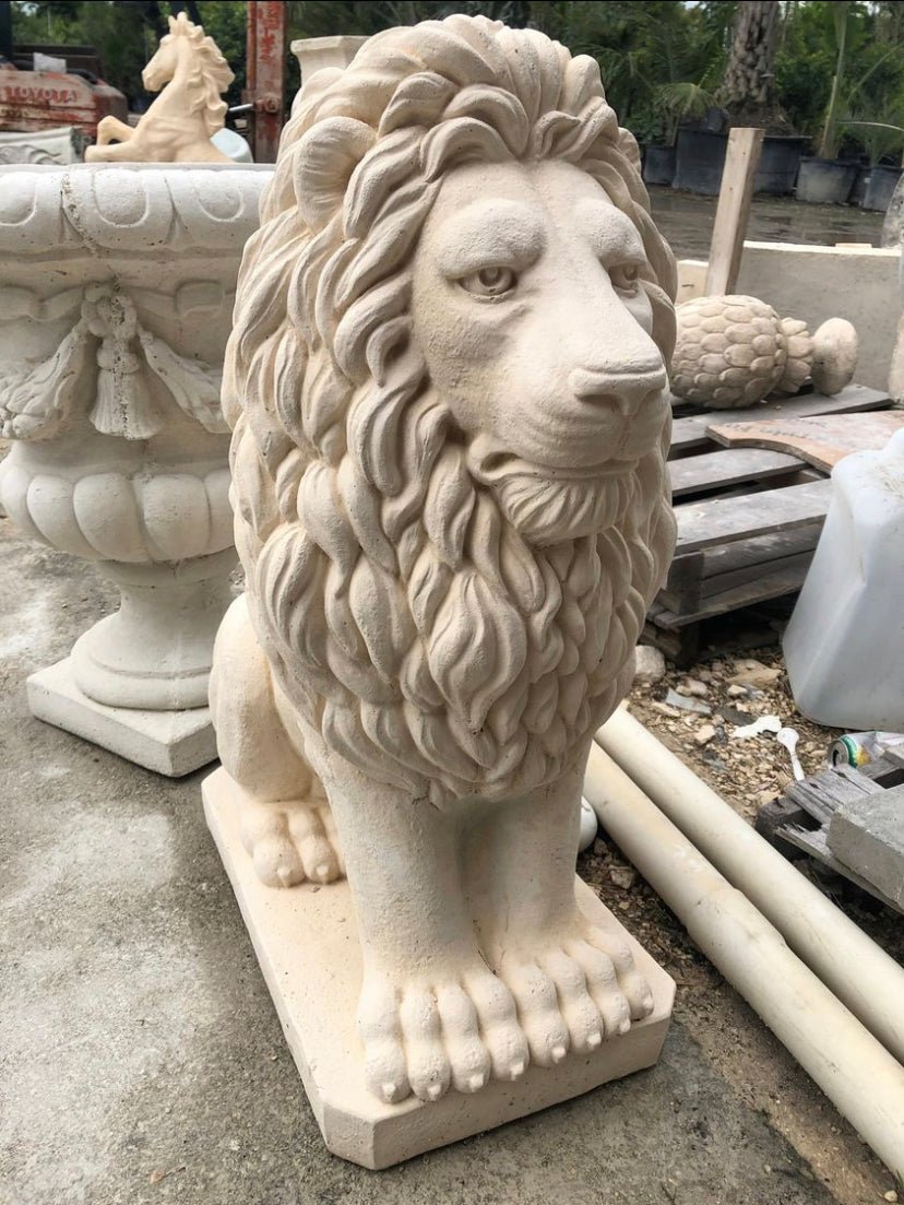 Sitting Lion Statue