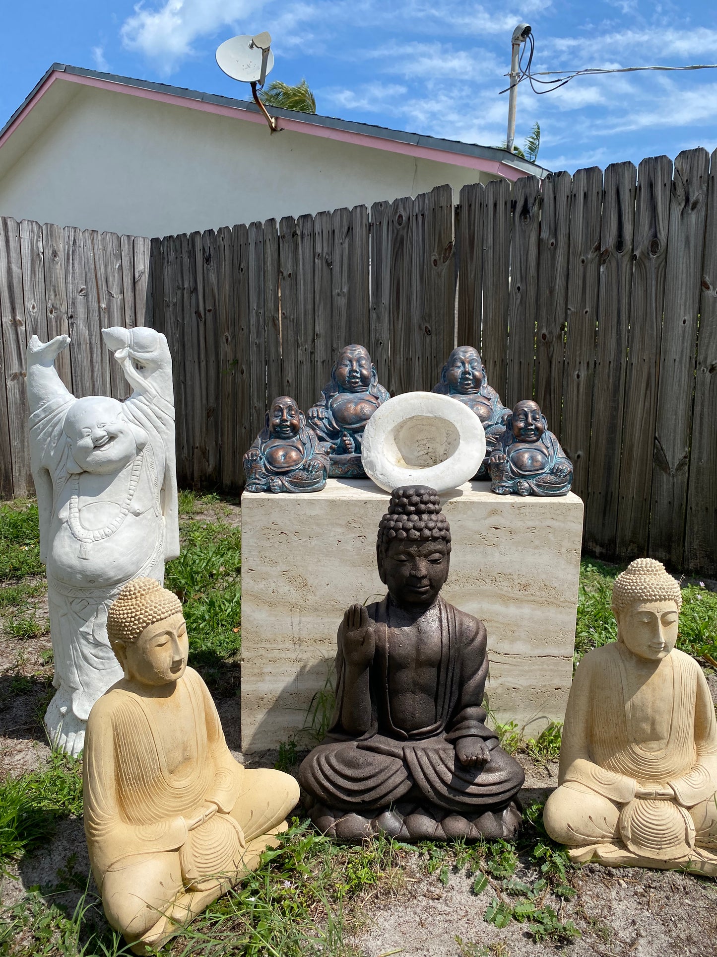 Happy Standing Buddha