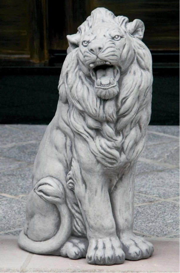 24" Sitting Lion - Right - CBSD