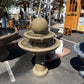 46" Tranquility Sphere Spill Fountain (Two Tier) by Massarellis - CBSD
