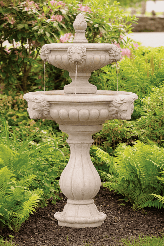 5 Foot Classic Lion Head Fountain - CBSD