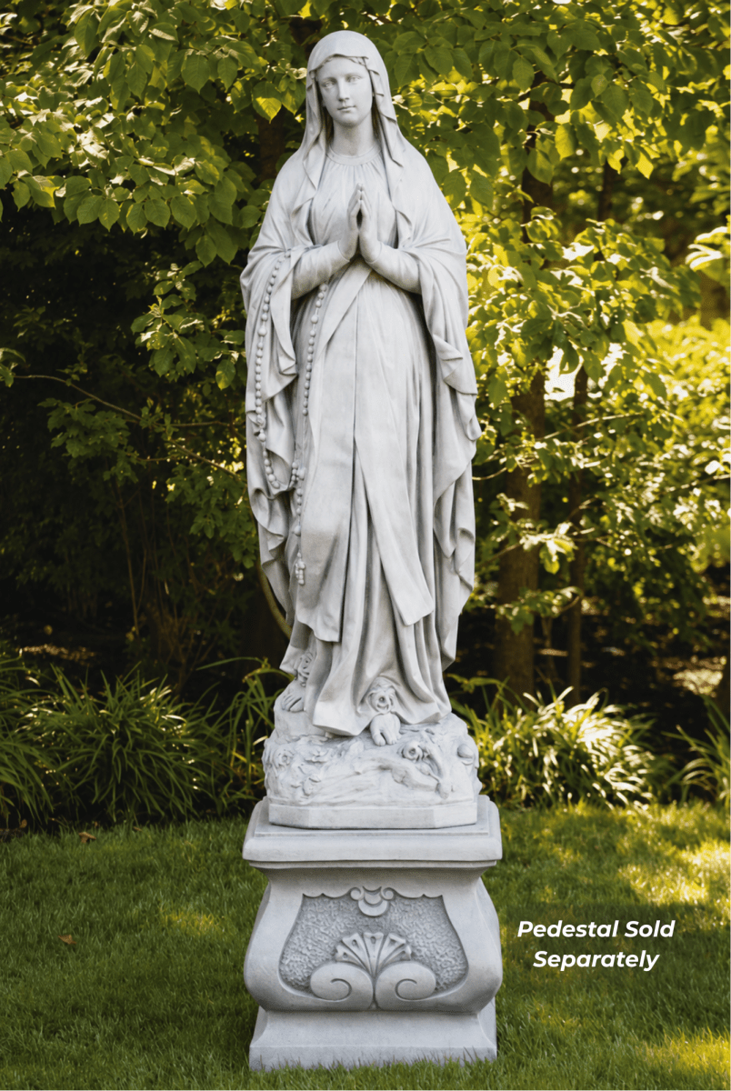 60" Our Lady Of Lourdes Virgin Mary Statue - CBSD