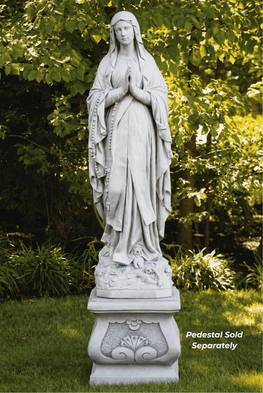 60" Our Lady Of Lourdes Virgin Mary Statue - CBSD