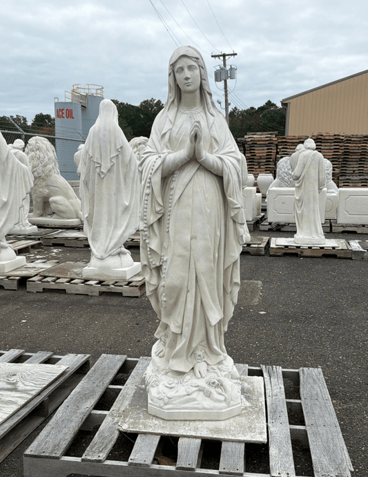 60" Our Lady Of Lourdes Virgin Mary Statue - CBSD