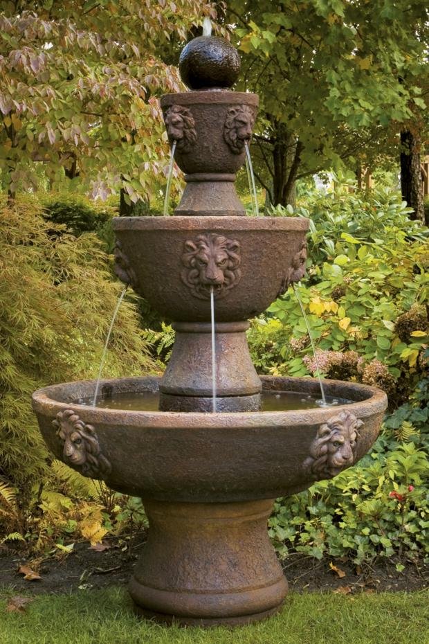 79” Lion Head Fountain (Three Tier) - CBSD