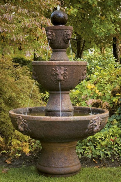 79” Lion Head Fountain (Three Tier) - CBSD
