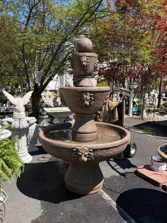 79” Lion Head Fountain (Three Tier) - CBSD