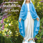 Our Lady of Lourdes Virgin Mary Statue in Detailed Stain Finish by Masseralli's.