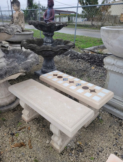 Large Concrete Bench