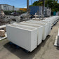 Large White Rectangular Planters made to order and available for nationwide delivery.