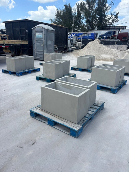 Concrete Rectangular Planter - CBSD