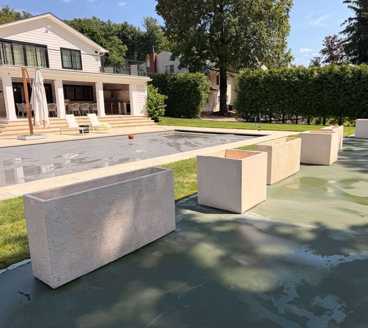 Concrete Rectangular Planter - CBSD