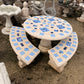 Concrete Table and Bench Set - CBSD