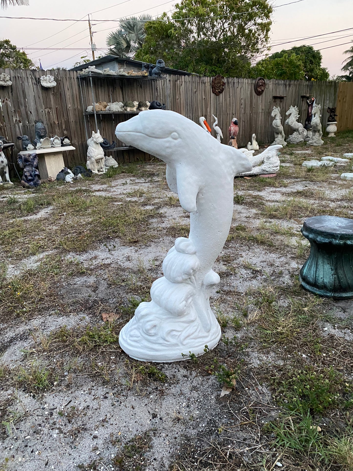 Dolphin Statue