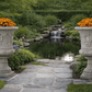 Large 34" Venetian Concrete Urn – Classic European Garden Planter - CBSD