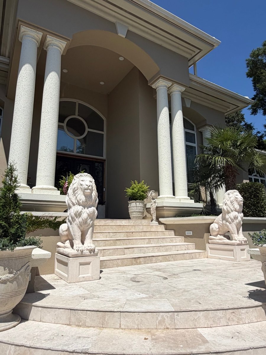 Large Concrete Lion Statue - 48" - CBSD
