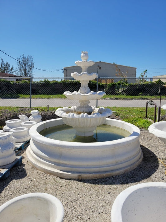Large Italian Fountain with 8 foot pool - CBSD