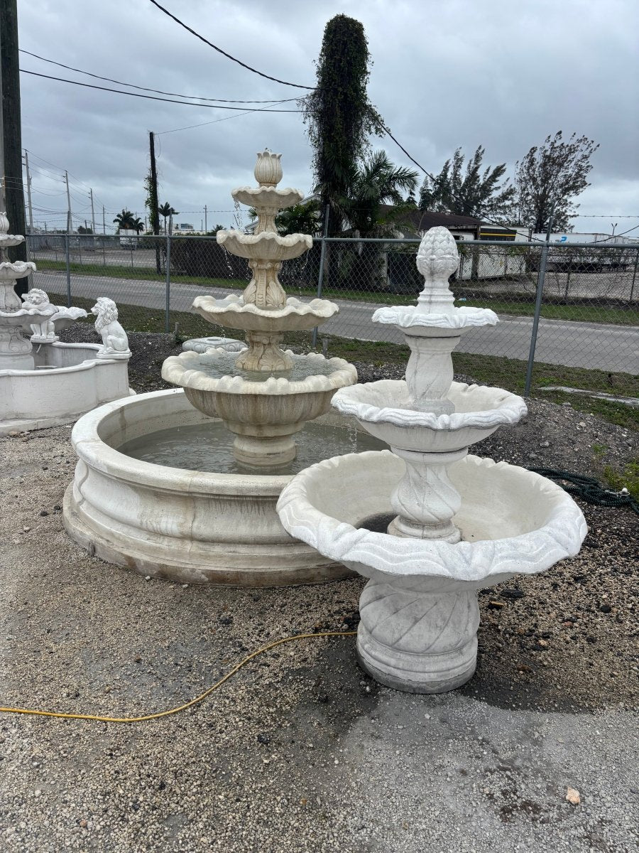 Large Italian Fountain with 8 foot pool - CBSD