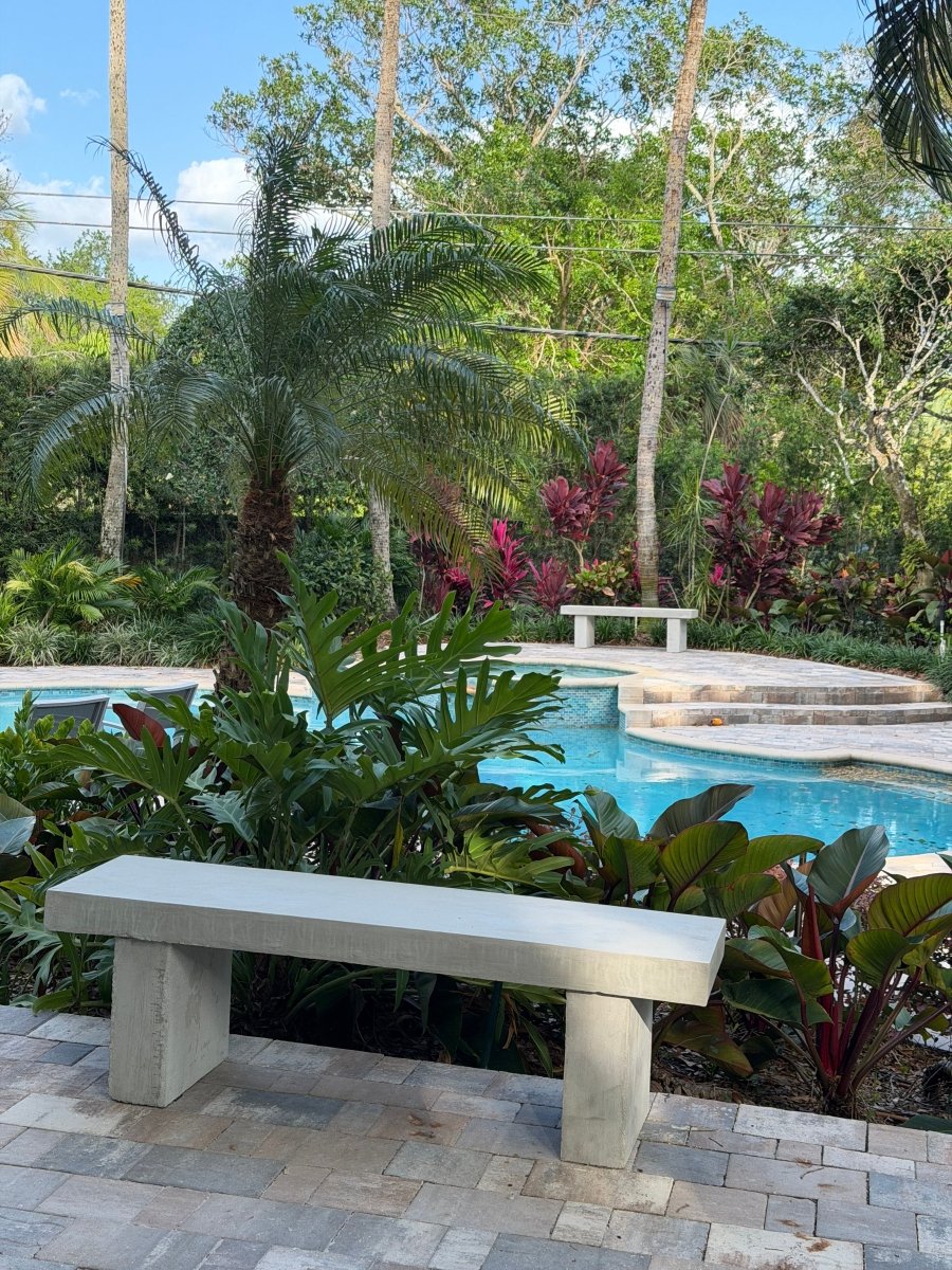 Large Modern Concrete Bench | 5ft - 250lbs - CBSD