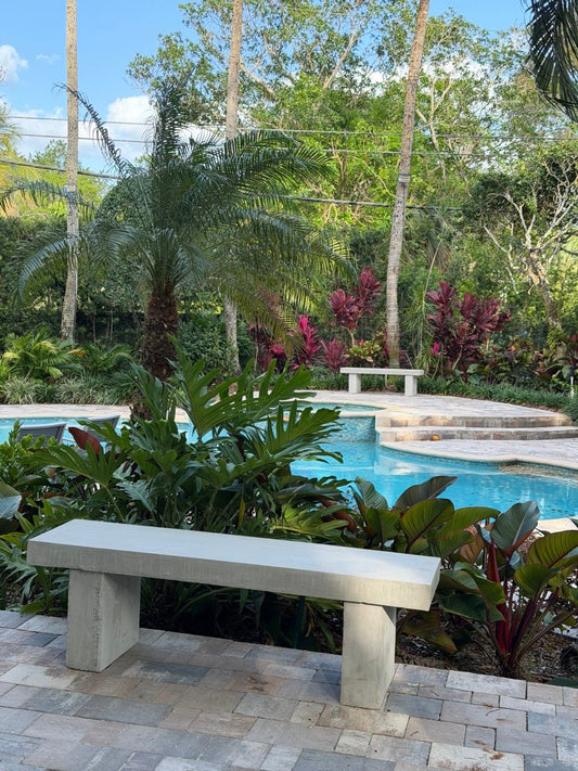 Large Modern Concrete Bench | 5ft - 250lbs - CBSD