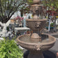 79in Concrete Lion Head Fountain from Massarellis