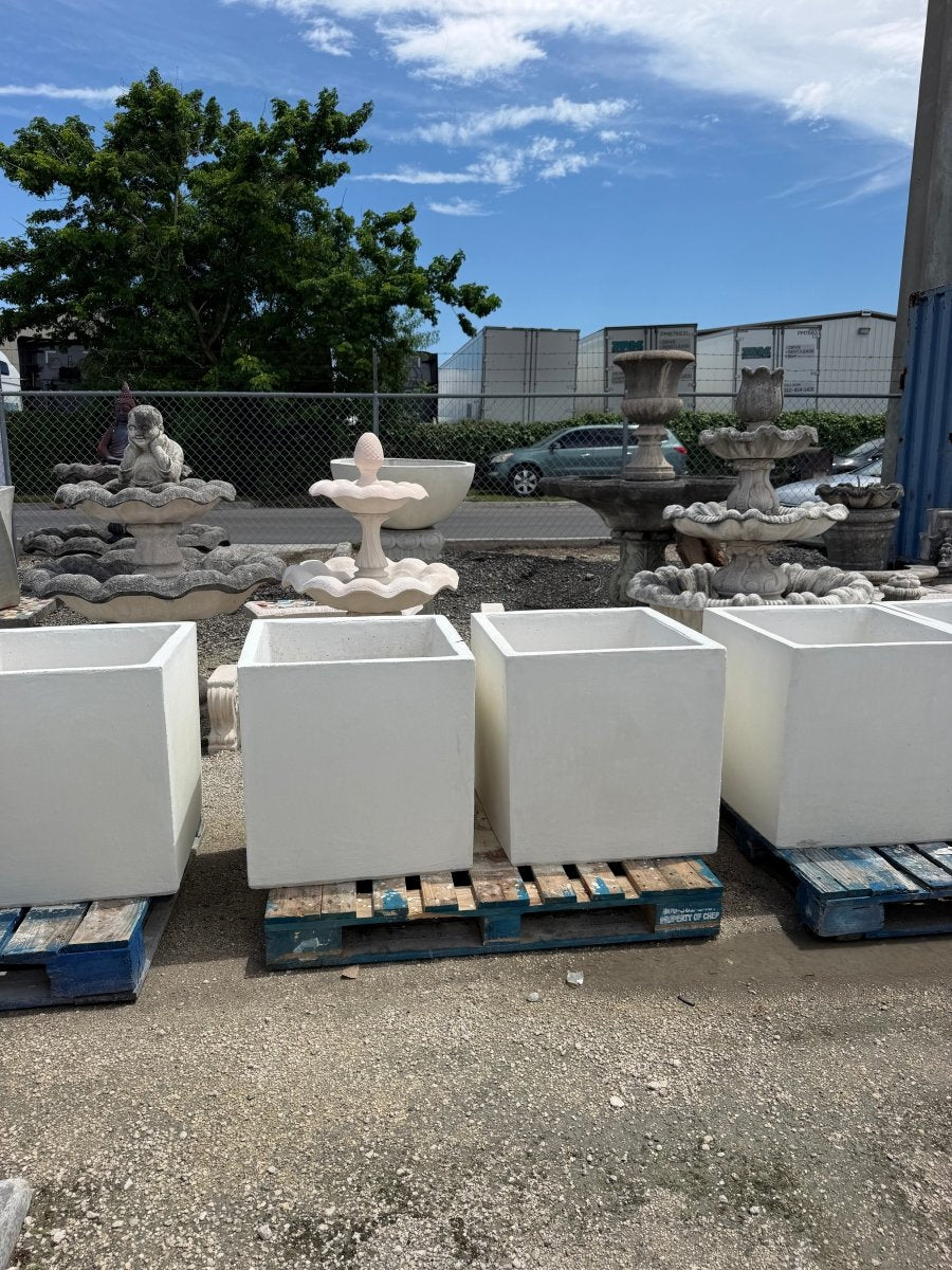 Square Concrete Planter - CBSD