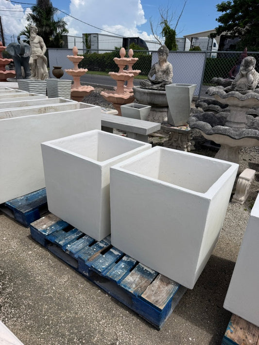 Square Concrete Planter - CBSD