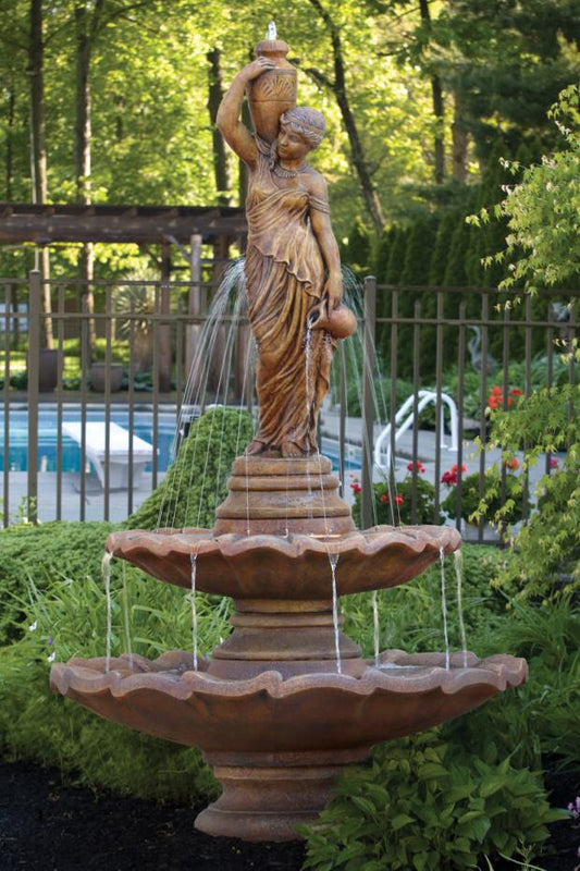 Two Tier Large Rebecca Lady Fountain - CBSD