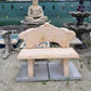 Concrete Bench with Back - CBSD