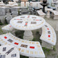 Concrete Table and Bench Set - CBSD