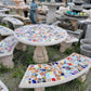 Concrete Table and Bench Set - CBSD