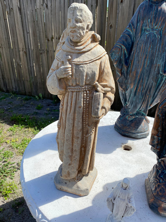 Concrete Saint Francis Statue