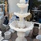 Concrete 3 Tier Water Fountain a home decoration