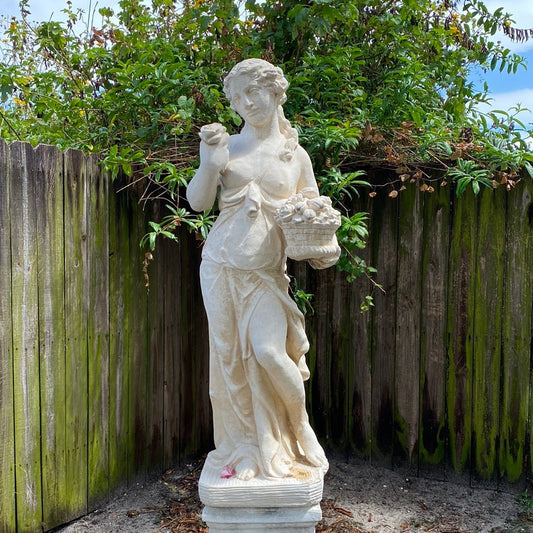 Lady W/ Flowers Statue - CBSD