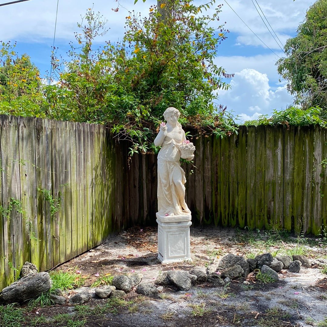 Lady W/ Flowers Statue - CBSD