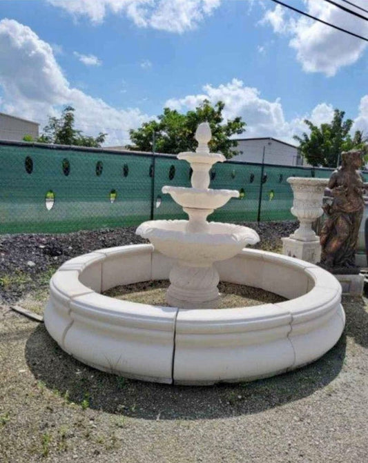 Large Italian fountain with 10 foot pool - CBSD